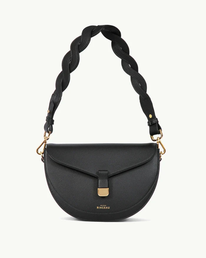 Maison Rinceau MAISON RINCEAU | Le Sac Dianna Noir Grainé - Leather shoulder bag