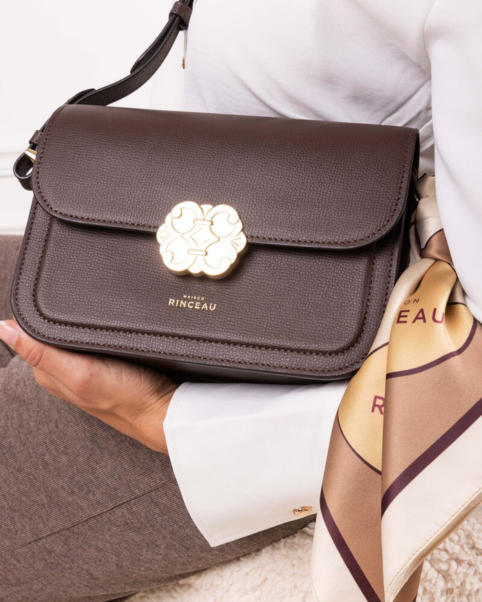 Maison Rinceau MAISON RINCEAU | Le Sac Orma Moka Grainé - Leather shoulder bag