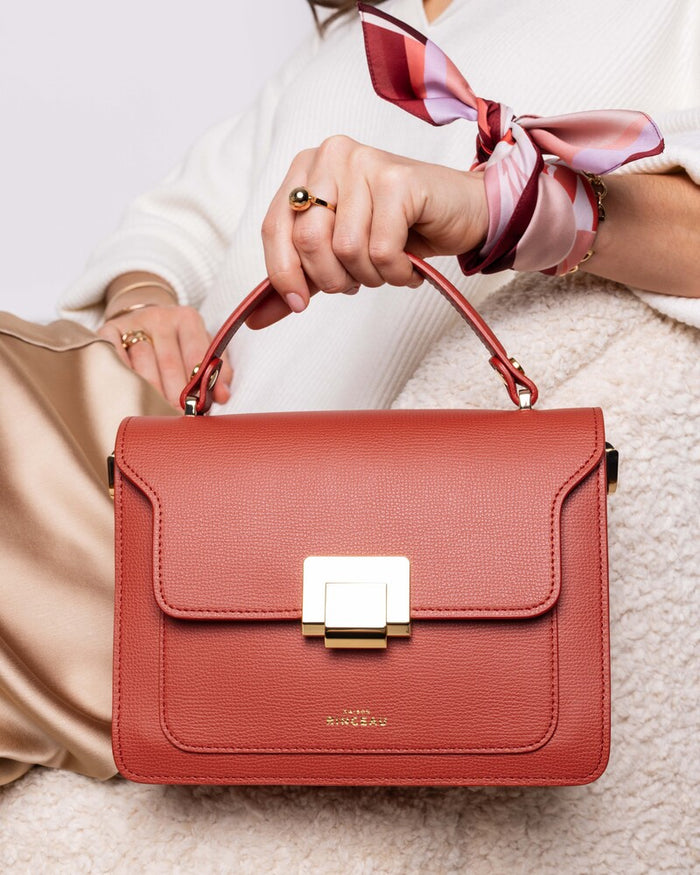 MAISON RINCEAU | Le Petit Apollon Terre de Sienne Grainé - Leather ...